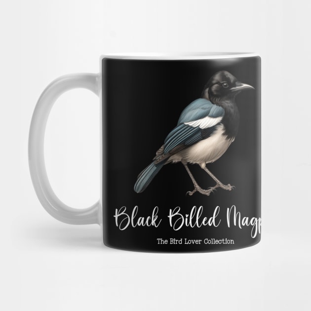 Black-Billed Magpie - The Bird Lover Collection by goodoldvintage